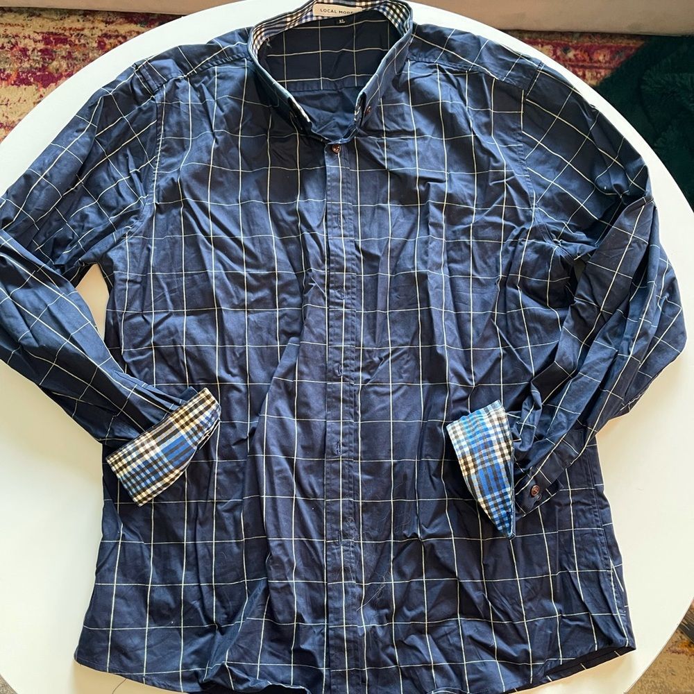 Local Mode Button Down W/Reverse Cuff Pattern - image 1